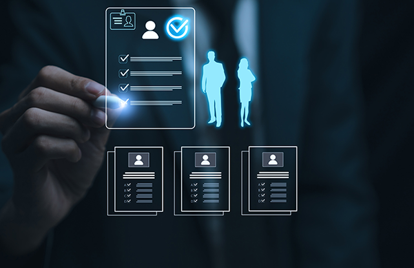 Digital checklist with verified candidate profiles and resumes — comprehensive driver screening process